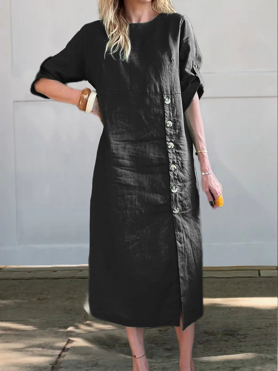 ZINNIA™ Dress | Women's Linen Blend Pocket Maxi Dress