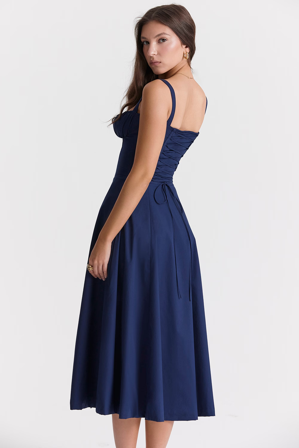 BILLY™ Dress | Bodycon Waist Cinching Corset Midi Dress