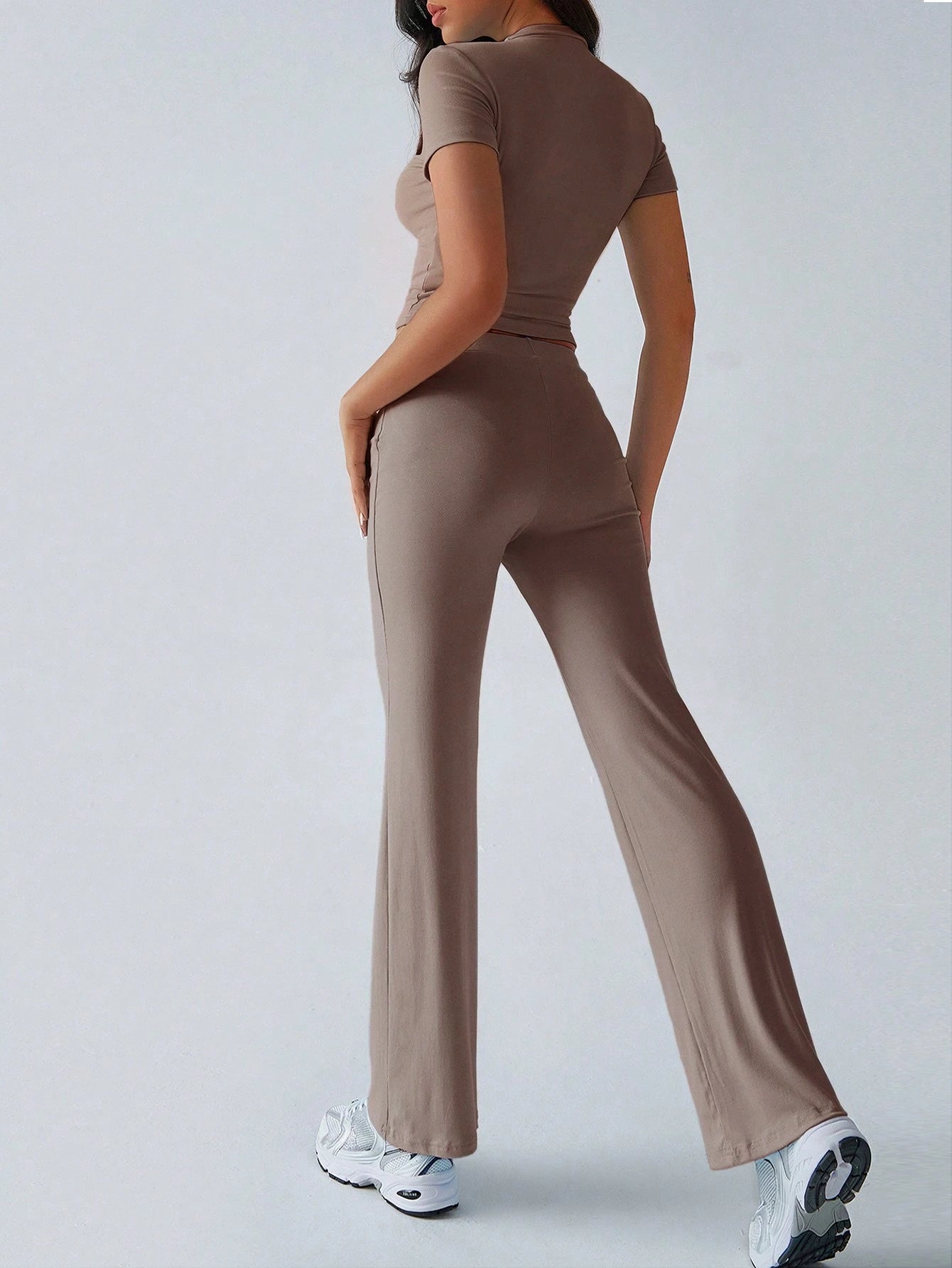 KAELIS™ Set | Soft Stretch 2-Piece T-Shirt & Pants Set