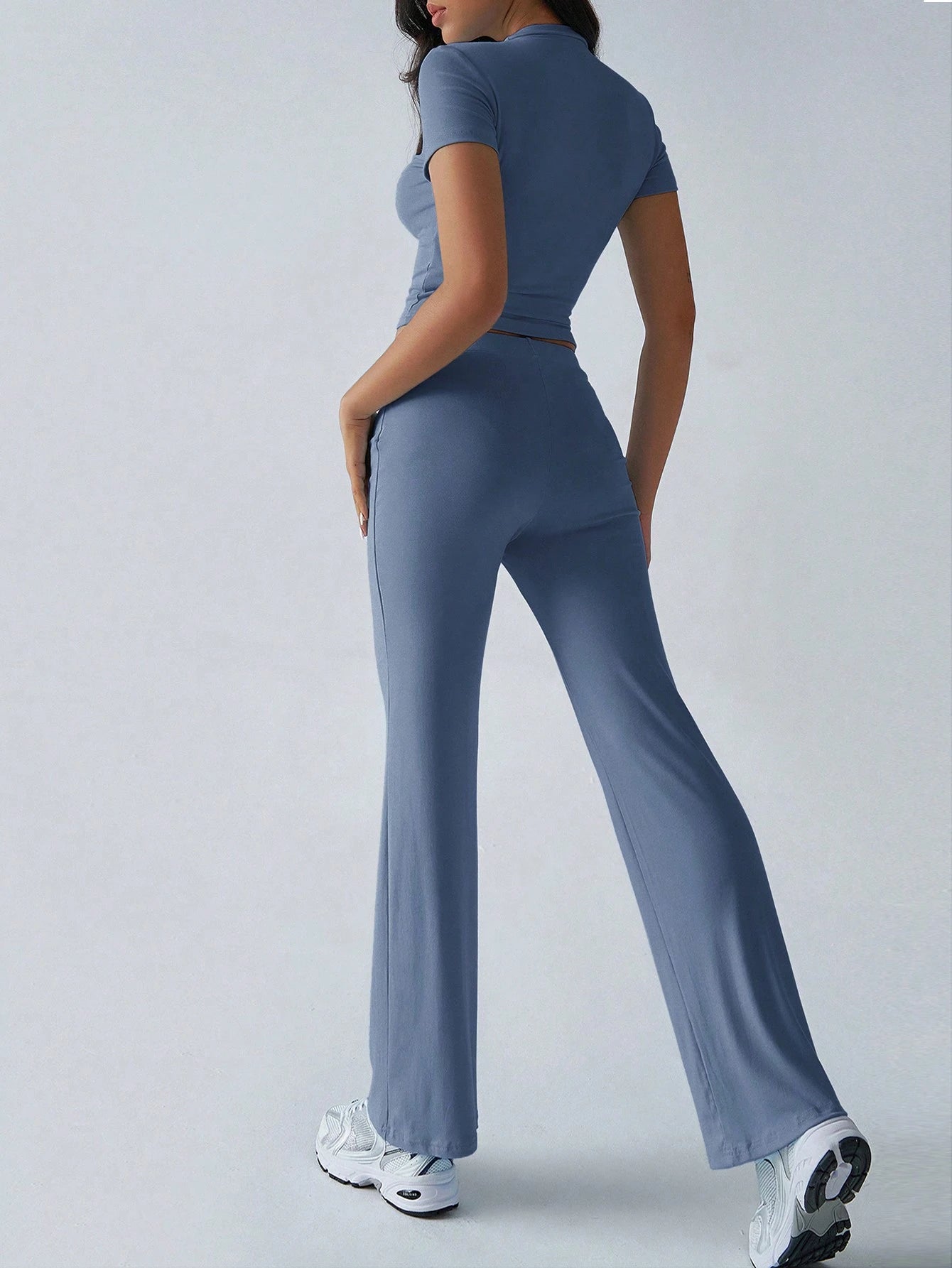 KAELIS™ Set | Soft Stretch 2-Piece T-Shirt & Pants Set