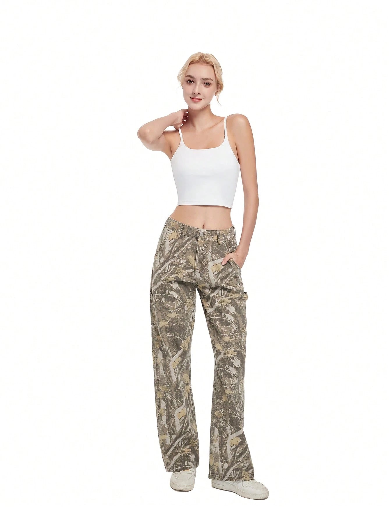 SKYE™ Pants | Straight Fit Camo Pants