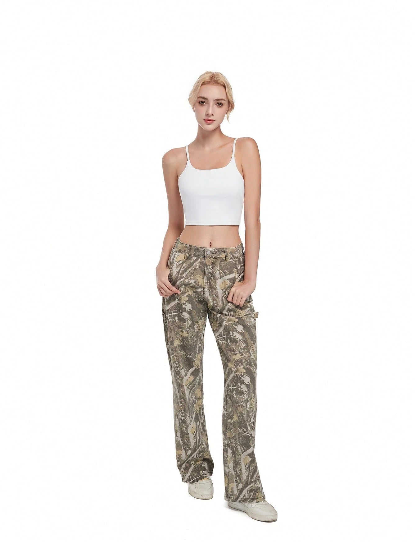 SKYE™ Pants | Straight Fit Camo Pants