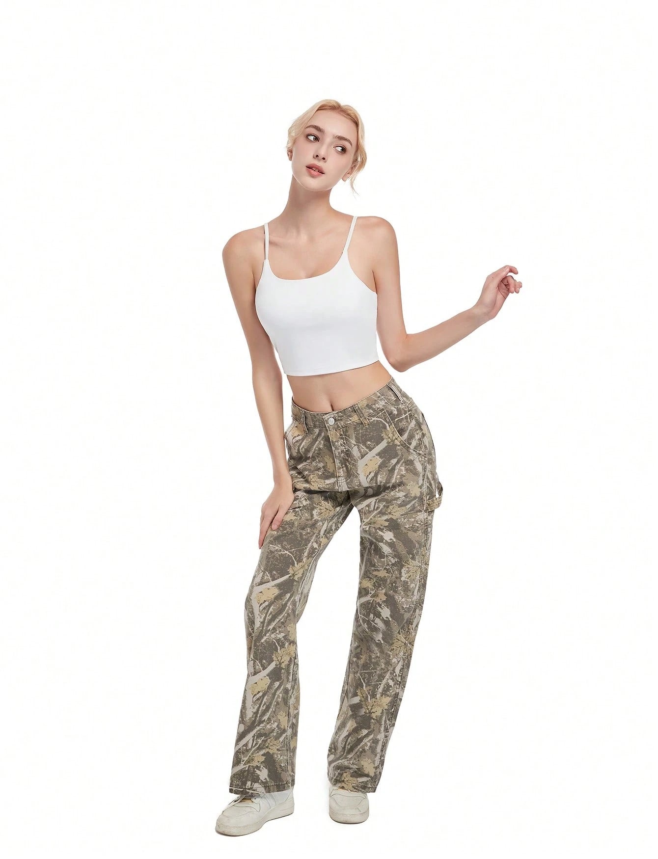 SKYE™ Pants | Straight Fit Camo Pants