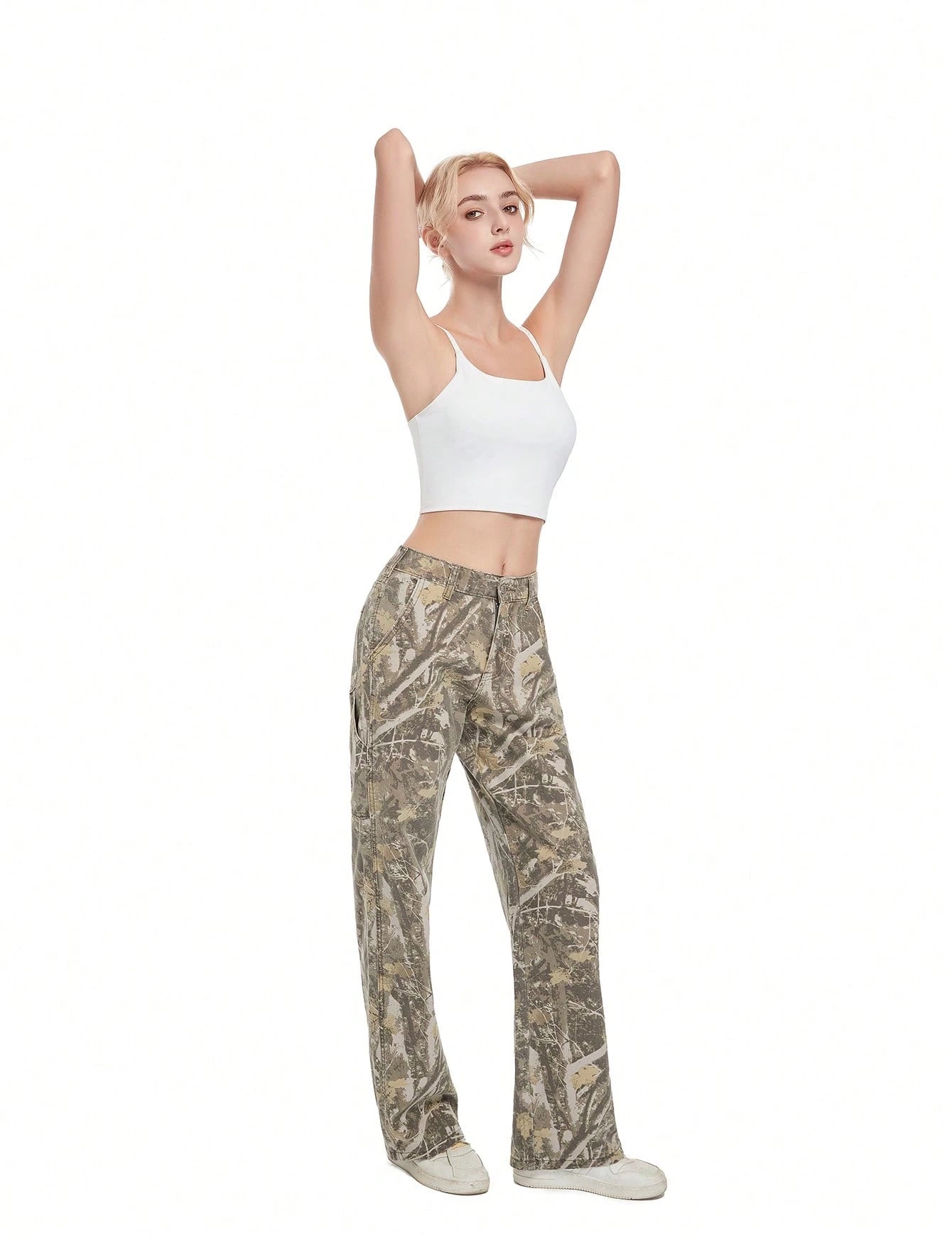 SKYE™ Pants | Straight Fit Camo Pants