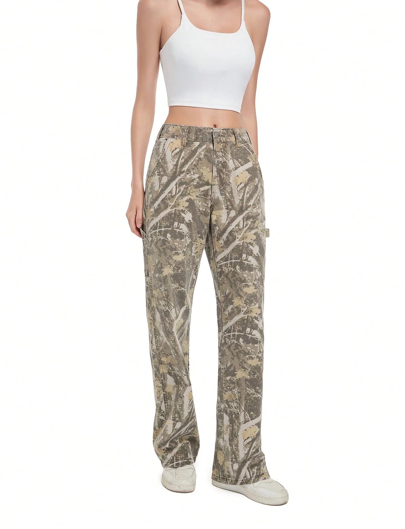 SKYE™ Pants | Straight Fit Camo Pants