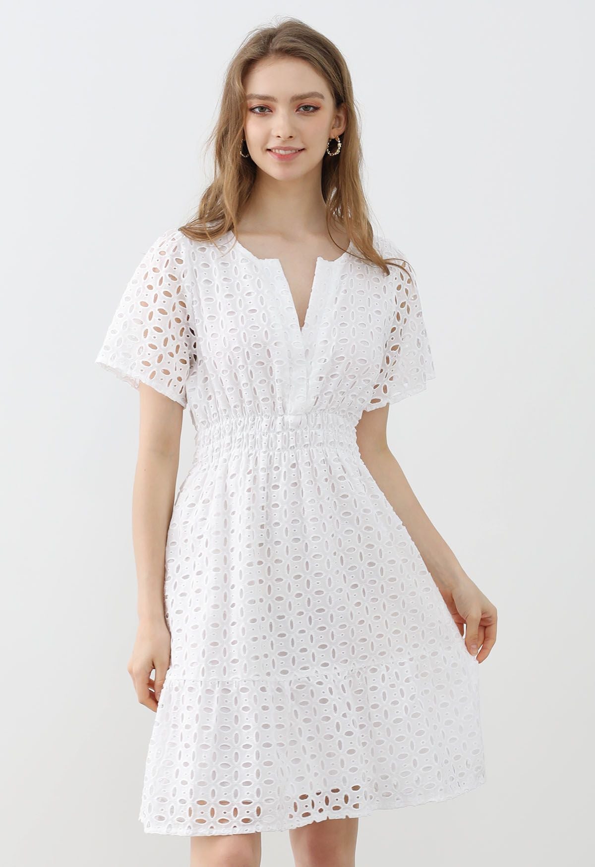 VAYLA™ Dress | Pattern V-Neck Mini Dress