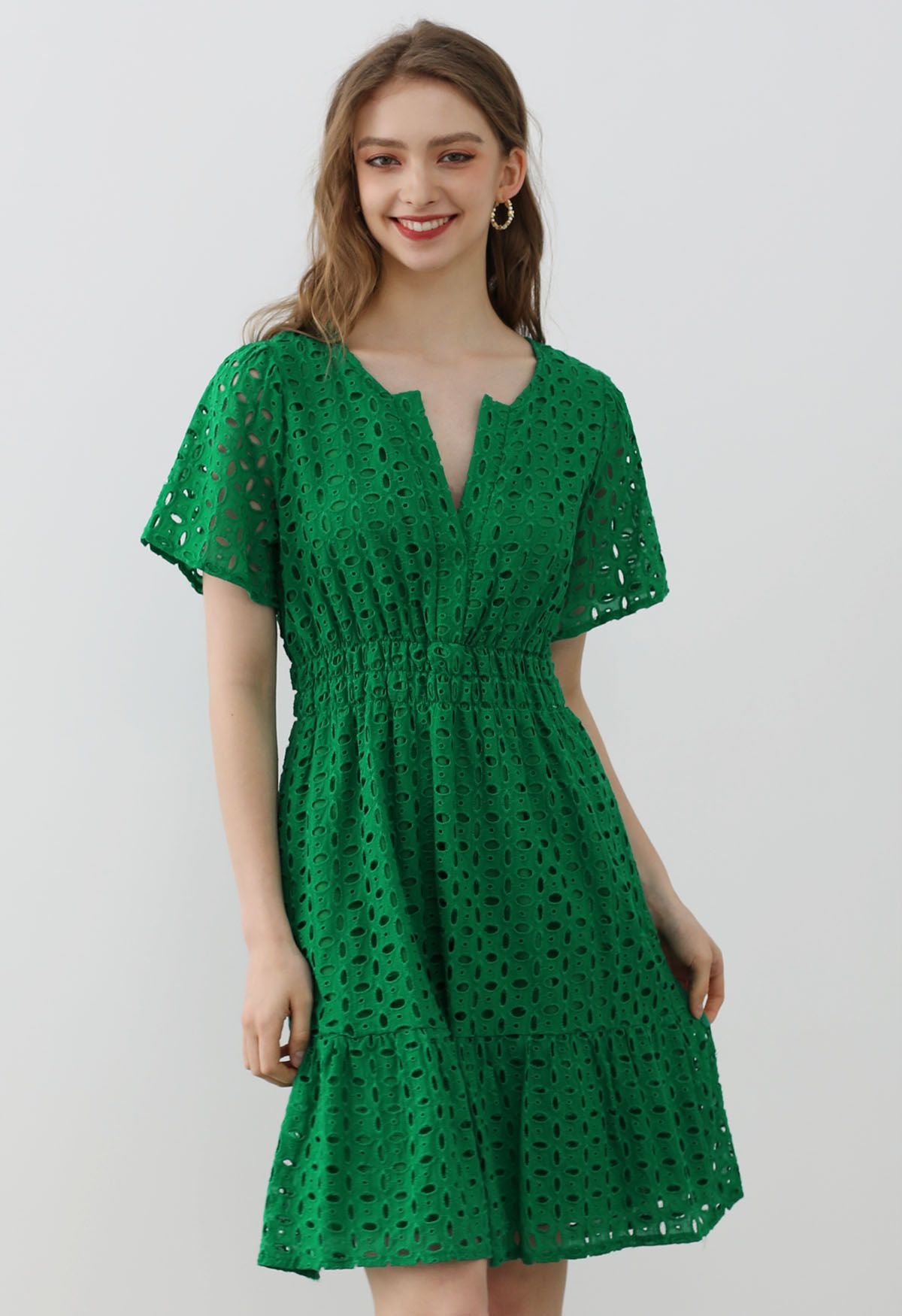 VAYLA™ Dress | Pattern V-Neck Mini Dress