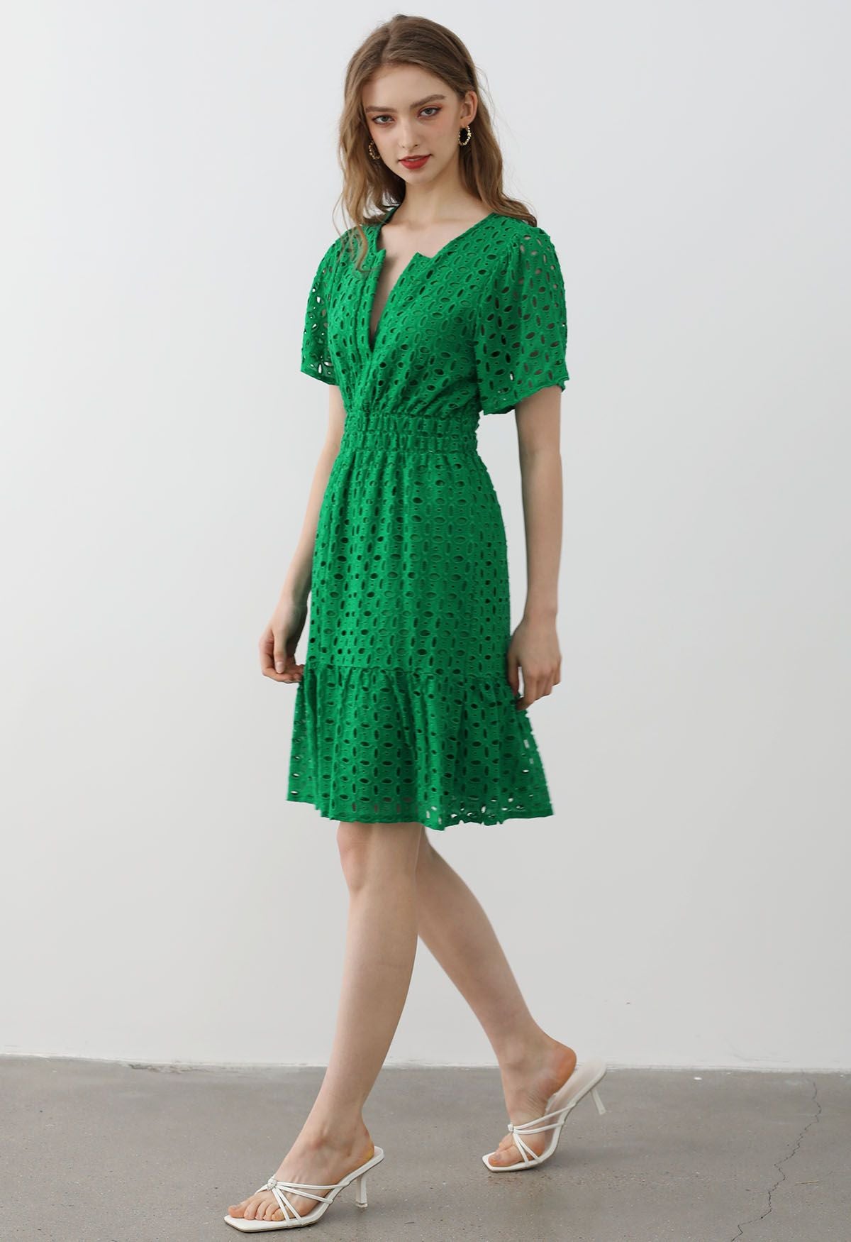 VAYLA™ Dress | Pattern V-Neck Mini Dress
