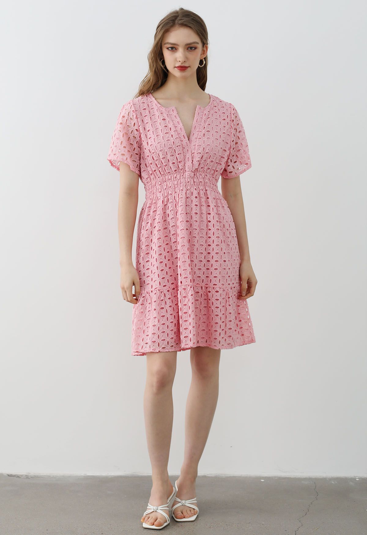 VAYLA™ Dress | Pattern V-Neck Mini Dress