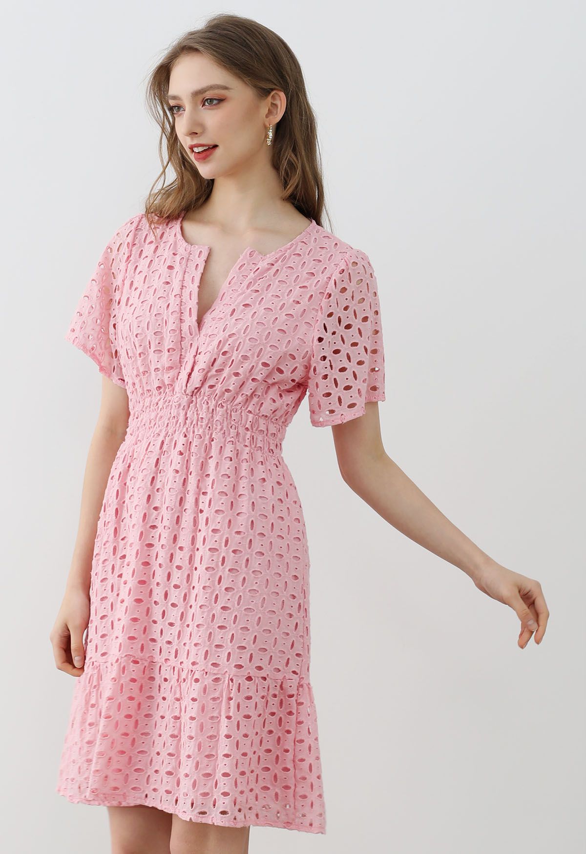 VAYLA™ Dress | Pattern V-Neck Mini Dress