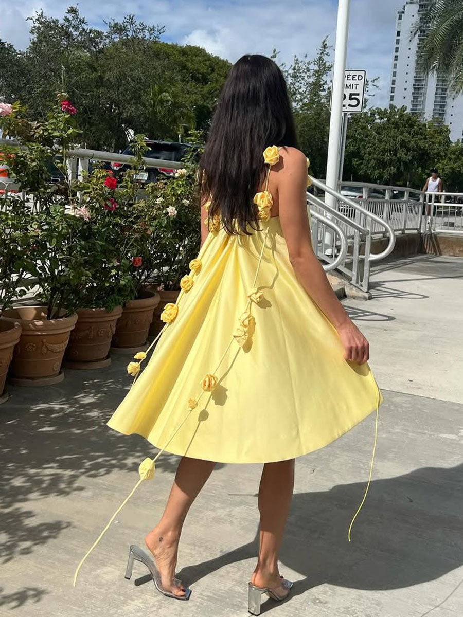 ZELDA™ Dress | Flowy Chic Floral Mini Dress