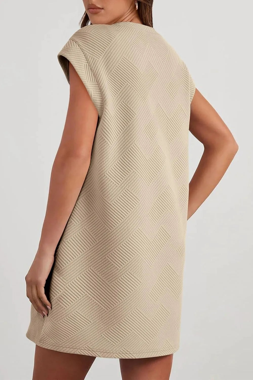 PALOMA™ Dress | Casual Textured Mini Dress With Pockets