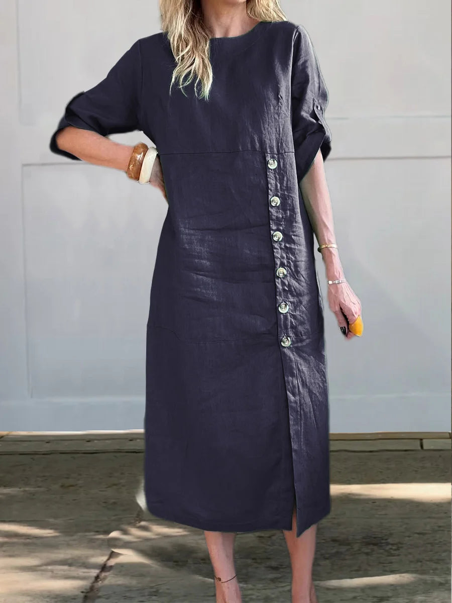 ZINNIA™ Dress | Women's Linen Blend Pocket Maxi Dress