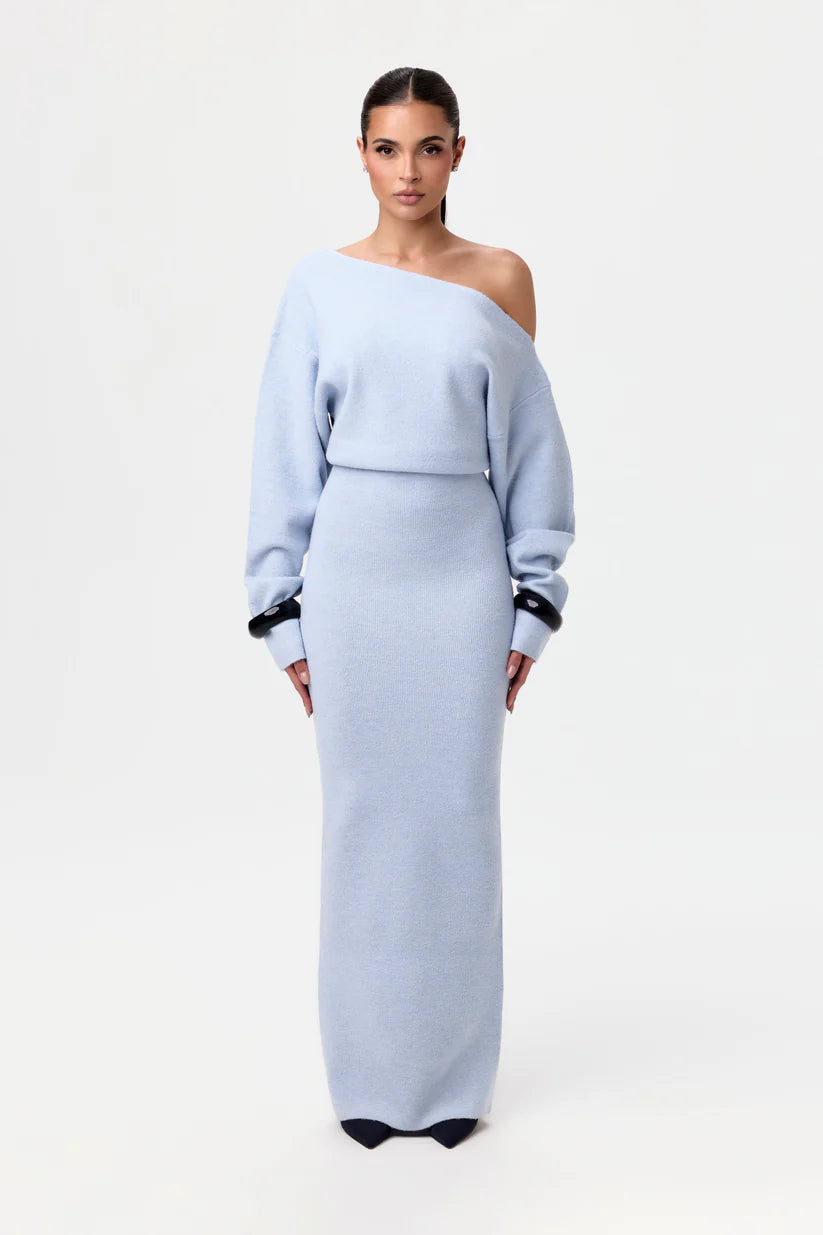 HAVEN™ Dress | Off-Shoulder Knit Maxi Dress