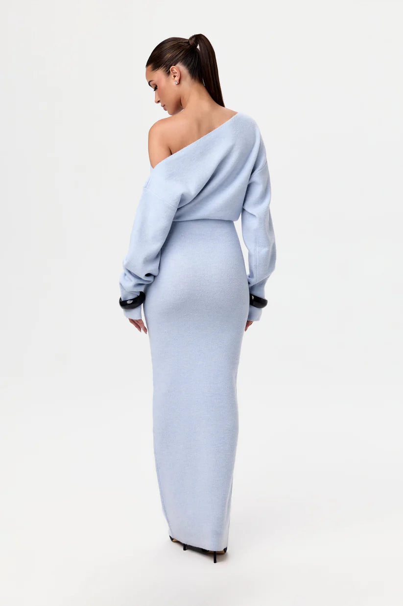 HAVEN™ Dress | Off-Shoulder Knit Maxi Dress