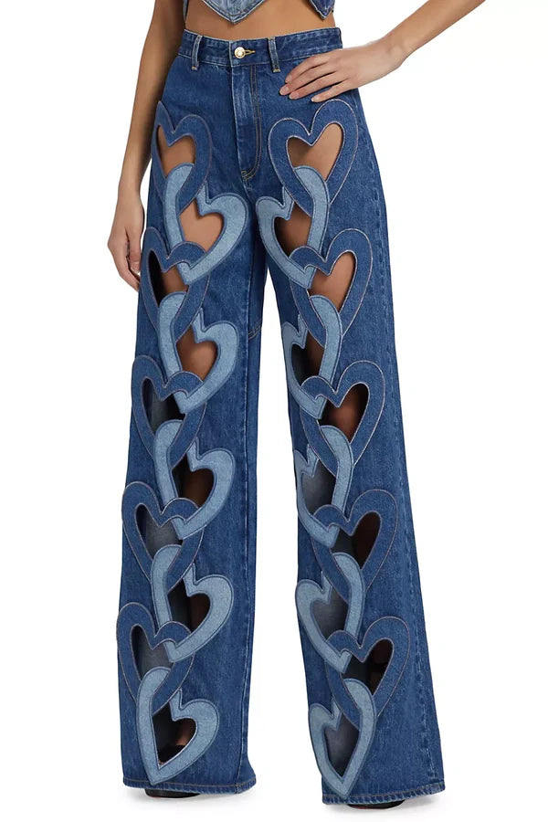 EDEN™ Jeans | Heart Cut-Out Jeans