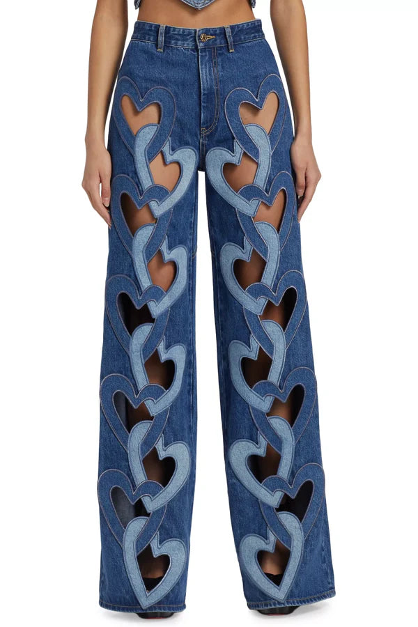 EDEN™ Jeans | Heart Cut-Out Jeans