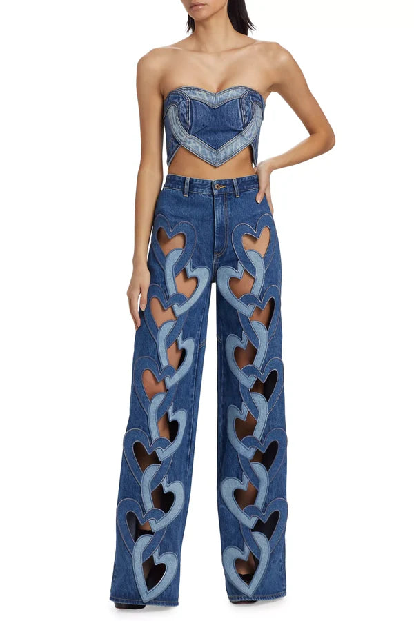 EDEN™ Jeans | Heart Cut-Out Jeans