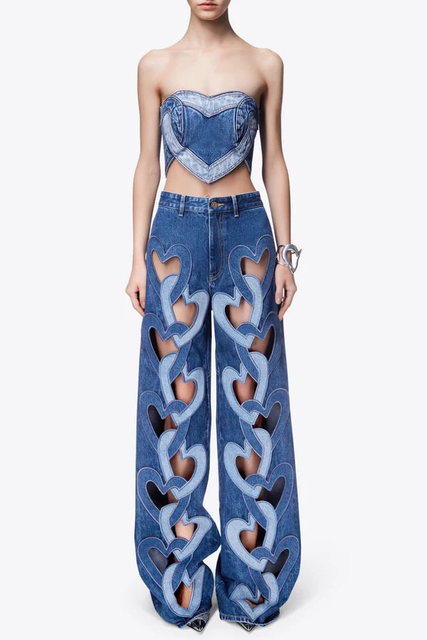 EDEN™ Jeans | Heart Cut-Out Jeans