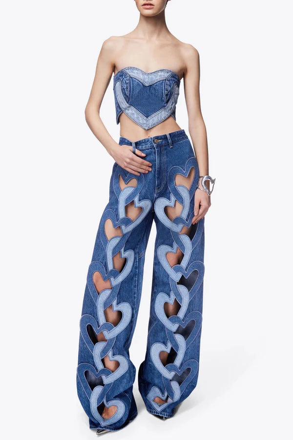 EDEN™ Jeans | Heart Cut-Out Jeans