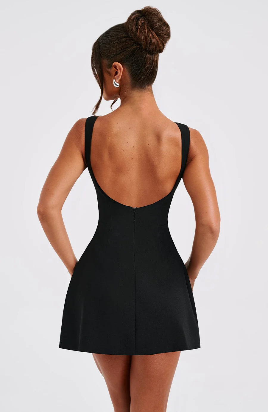 VIRELLA™ Dress | Chic Formal Scoop-Back Mini Dress