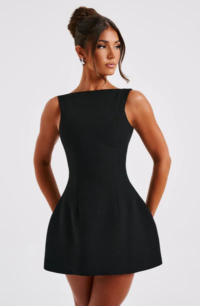 VIRELLA™ Dress | Chic Formal Scoop-Back Mini Dress
