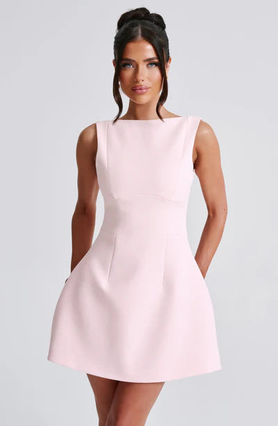 VIRELLA™ Dress | Chic Formal Scoop-Back Mini Dress
