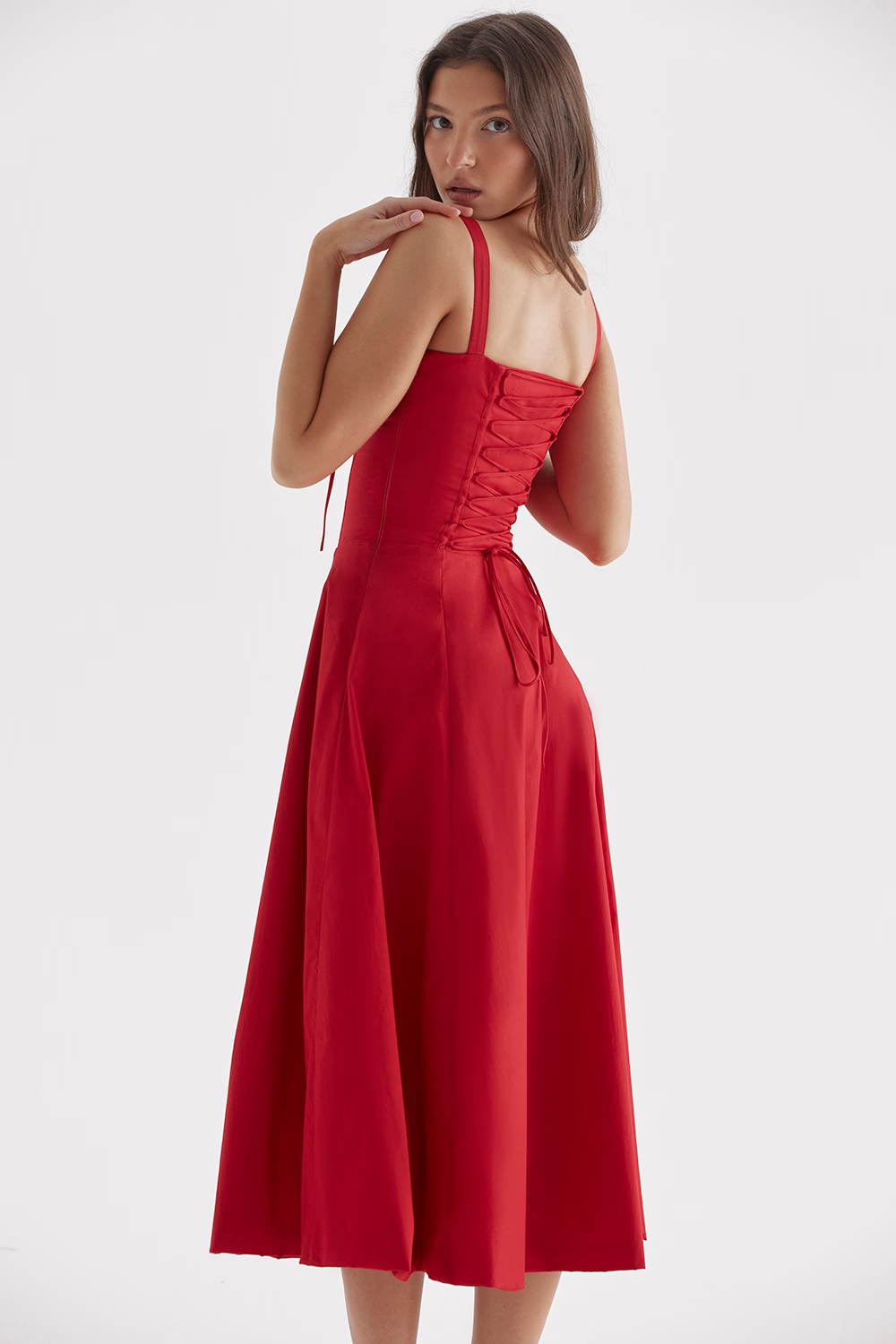 BILLY™ Dress | Bodycon Waist Cinching Corset Midi Dress