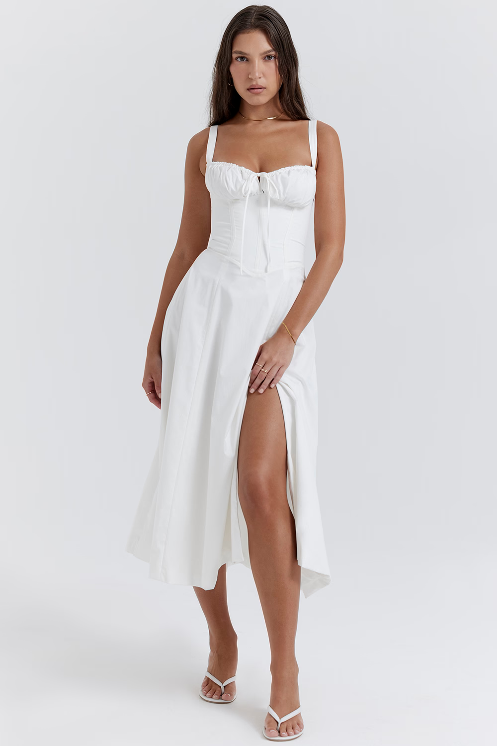 BILLY™ Dress | Bodycon Waist Cinching Corset Midi Dress