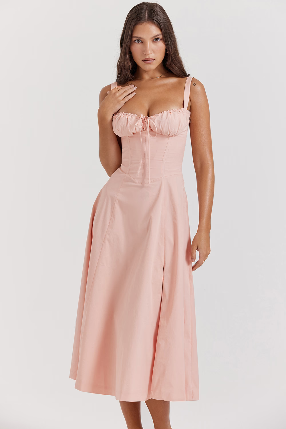 BILLY™ Dress | Bodycon Waist Cinching Corset Midi Dress