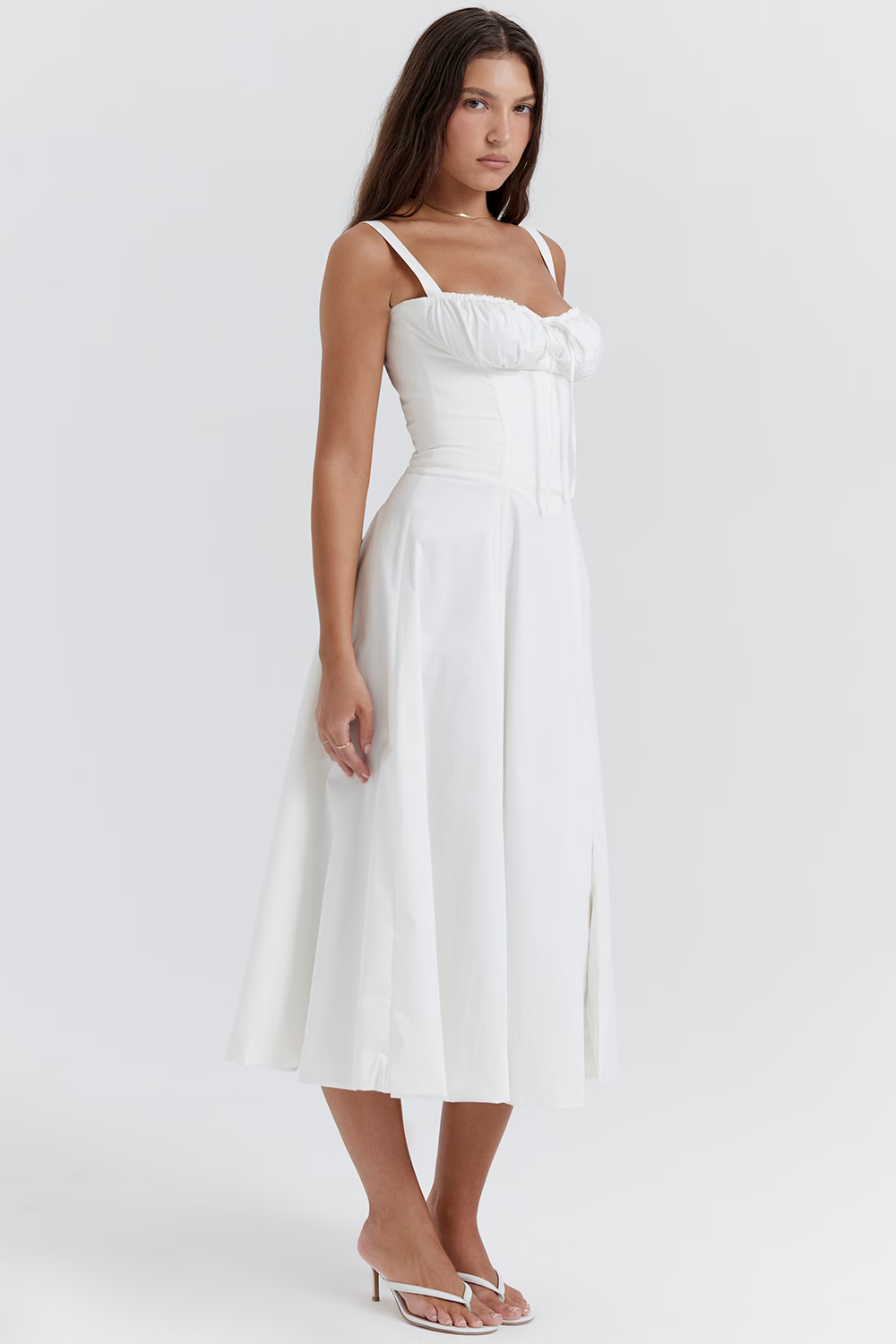 BILLY™ Dress | Bodycon Waist Cinching Corset Midi Dress
