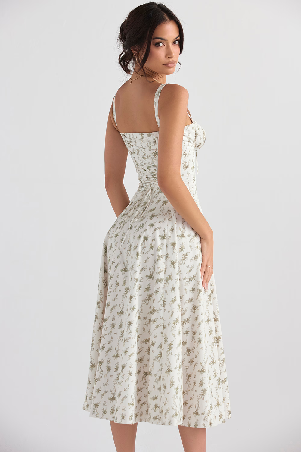BILLY™ Dress | Bodycon Waist Cinching Corset Midi Dress