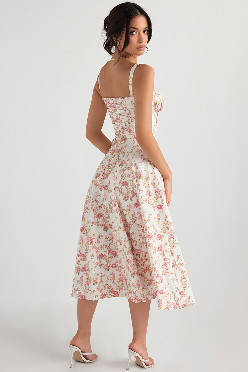 BILLY™ Dress | Bodycon Waist Cinching Corset Midi Dress