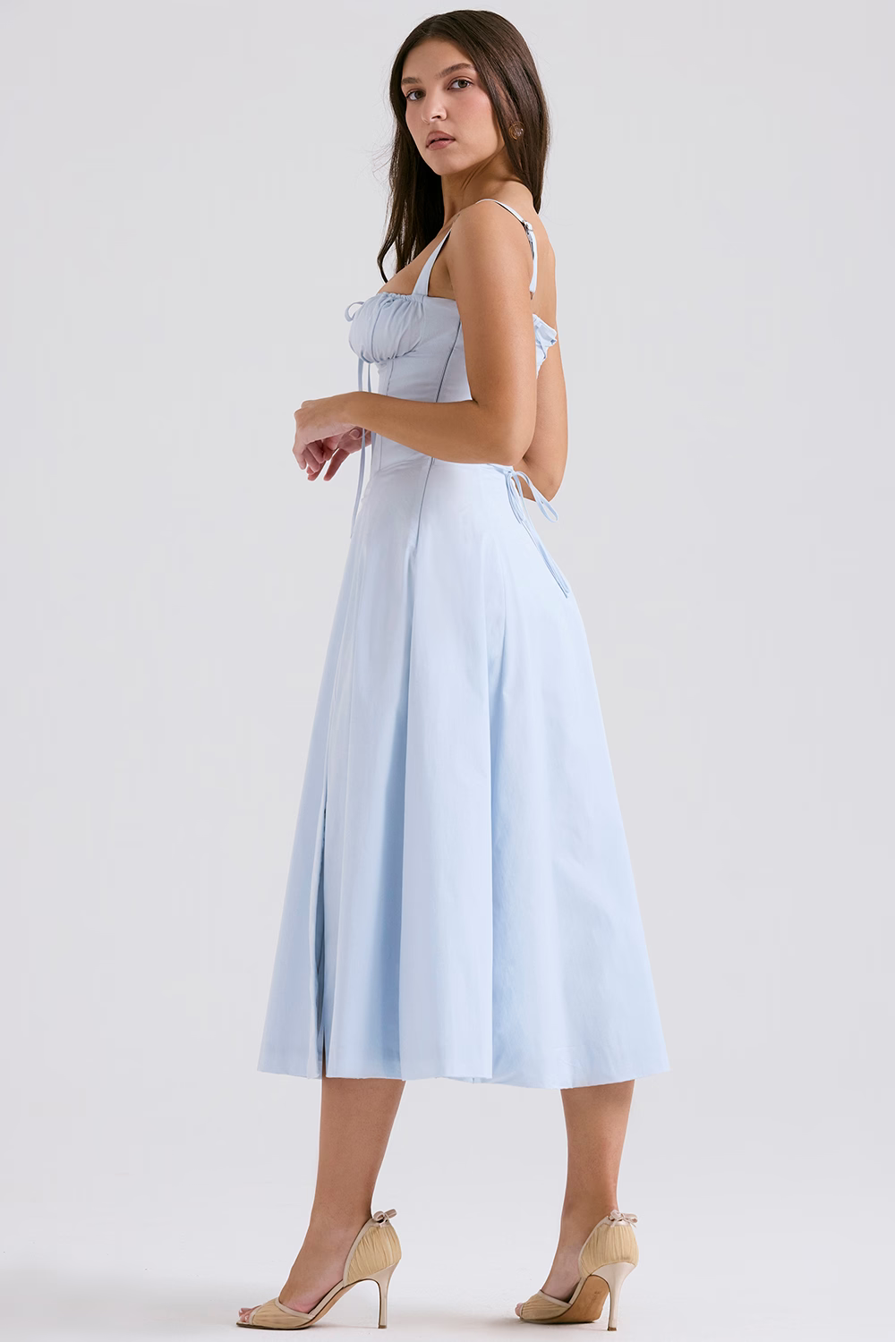 BILLY™ Dress | Bodycon Waist Cinching Corset Midi Dress