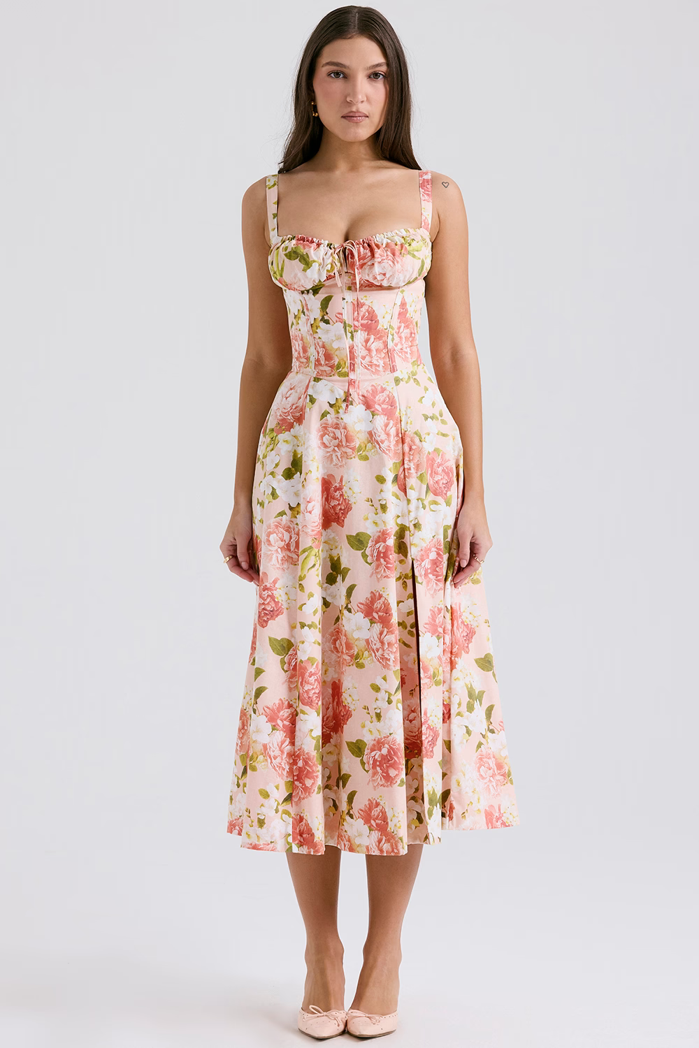 BILLY™ Dress | Bodycon Waist Cinching Corset Midi Dress