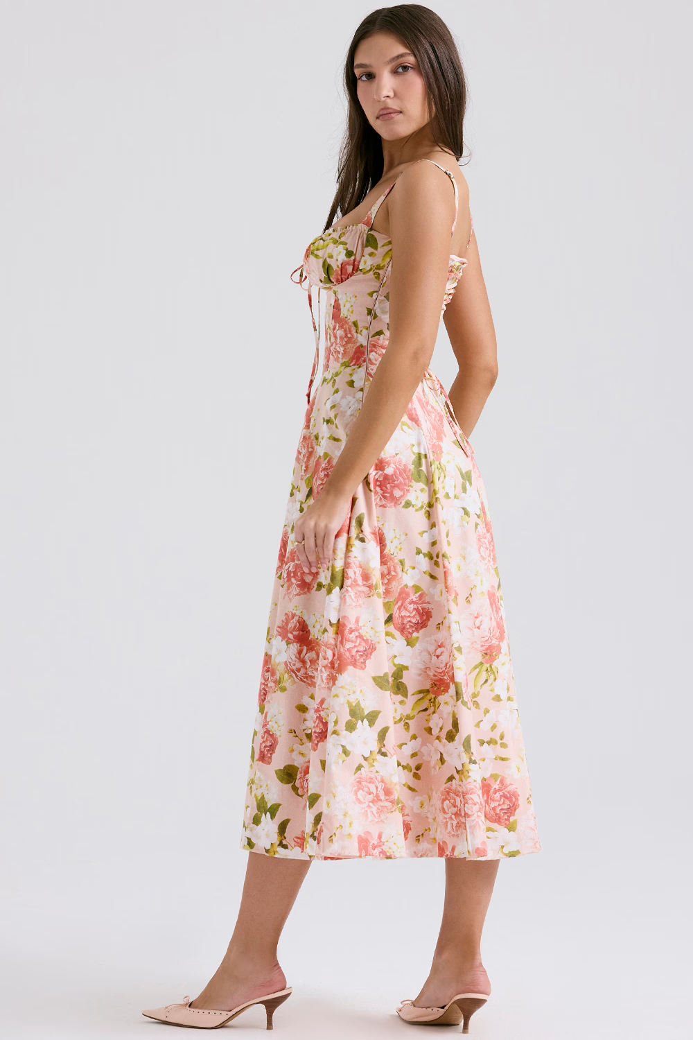 BILLY™ Dress | Bodycon Waist Cinching Corset Midi Dress