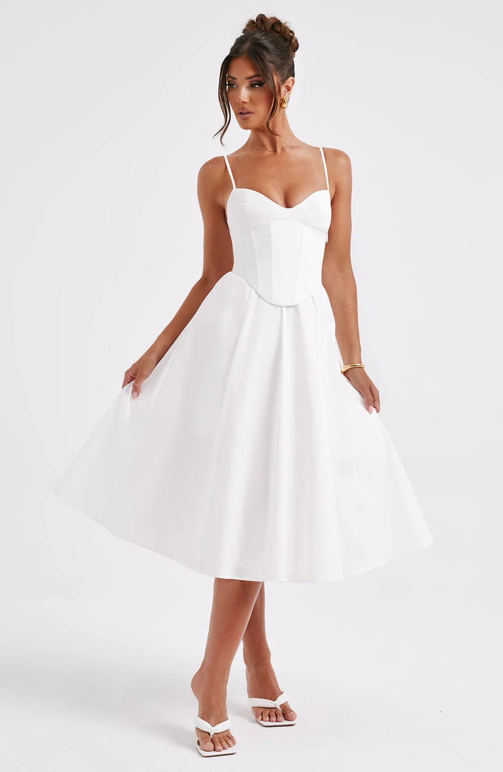 LIORA™ Dress | Bodycon Corset Midi Dress