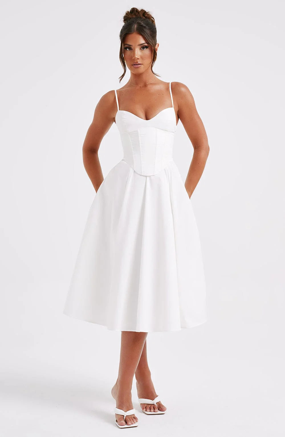 LIORA™ Dress | Bodycon Corset Midi Dress