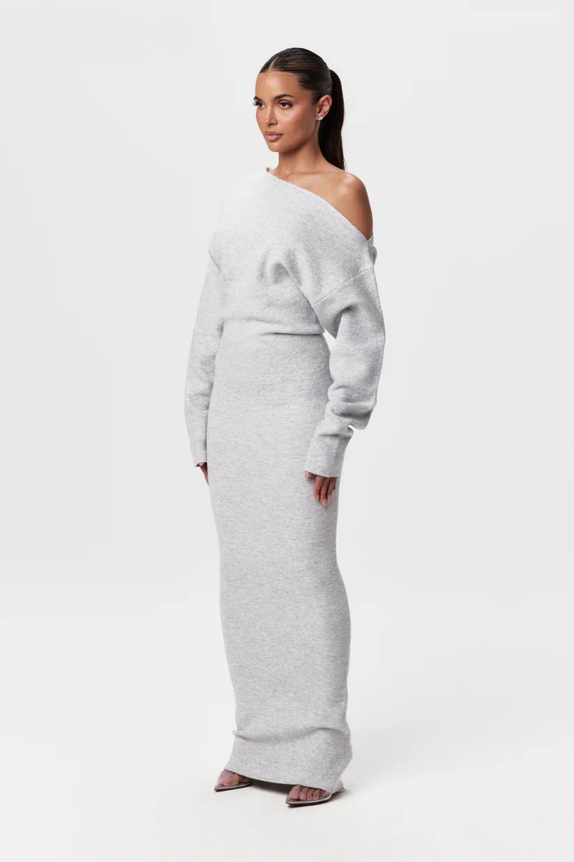 HAVEN™ Dress | Off-Shoulder Knit Maxi Dress