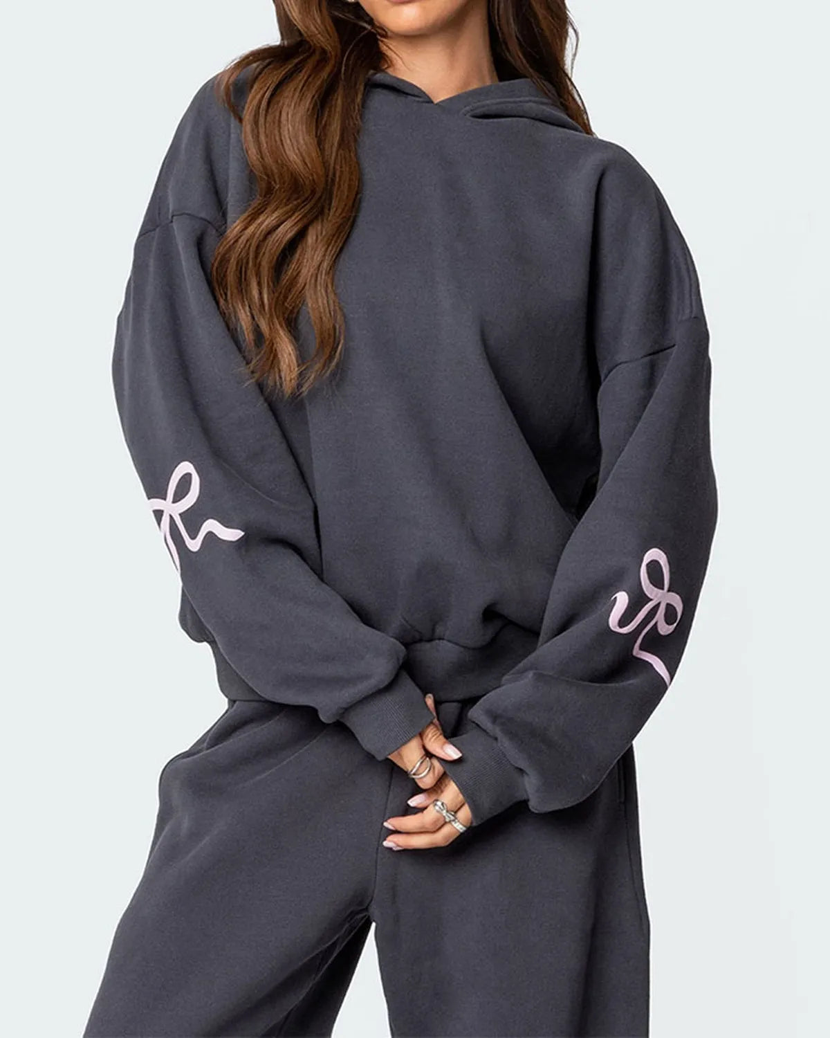 DAHLIA™ Set | Women's Casual Bow Hoodie Set