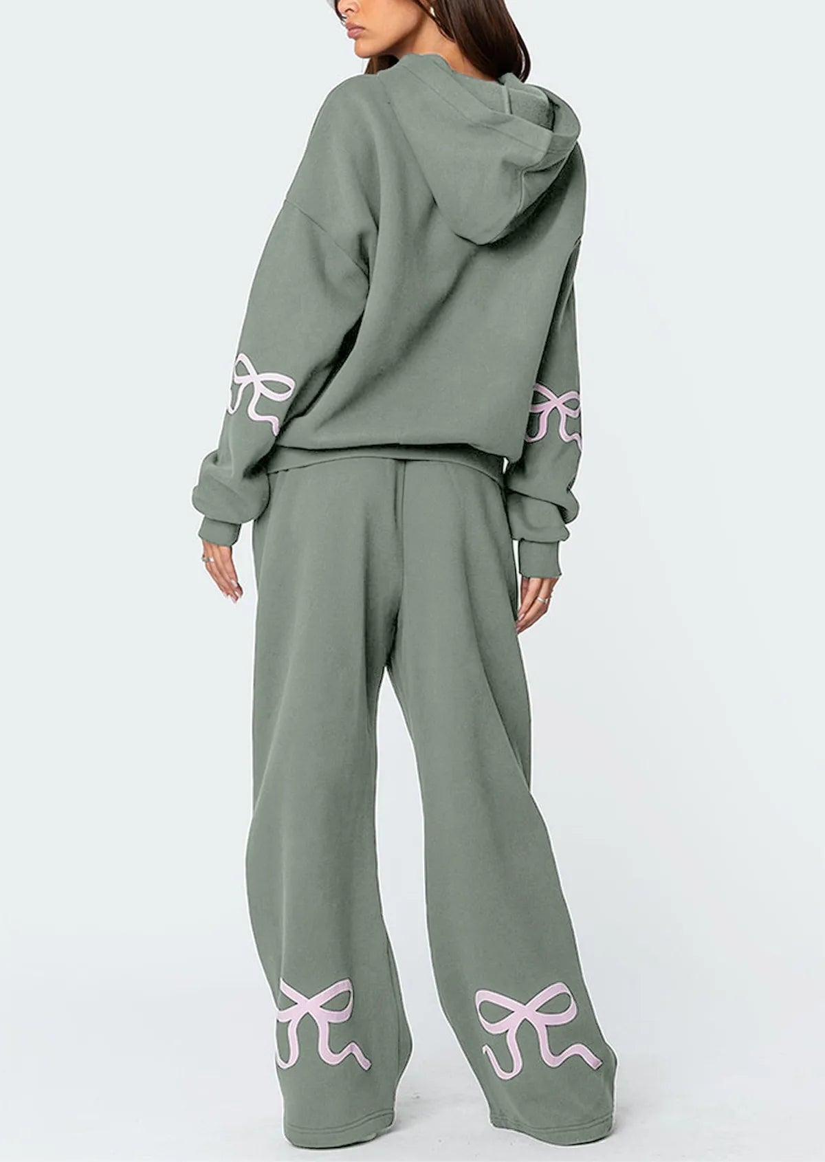 DAHLIA™ Set | Women's Casual Bow Hoodie Set