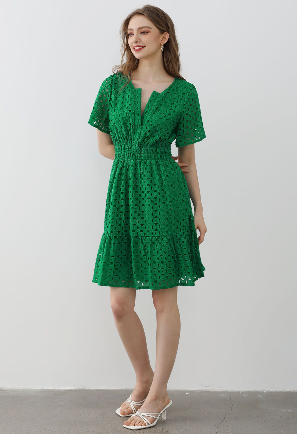 VAYLA™ Dress | Pattern V-Neck Mini Dress