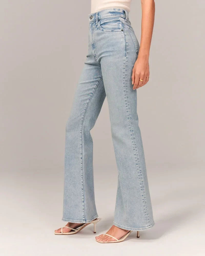 Beckie Jeans | High Rise Stretch Flare Jeans | 50% OFF