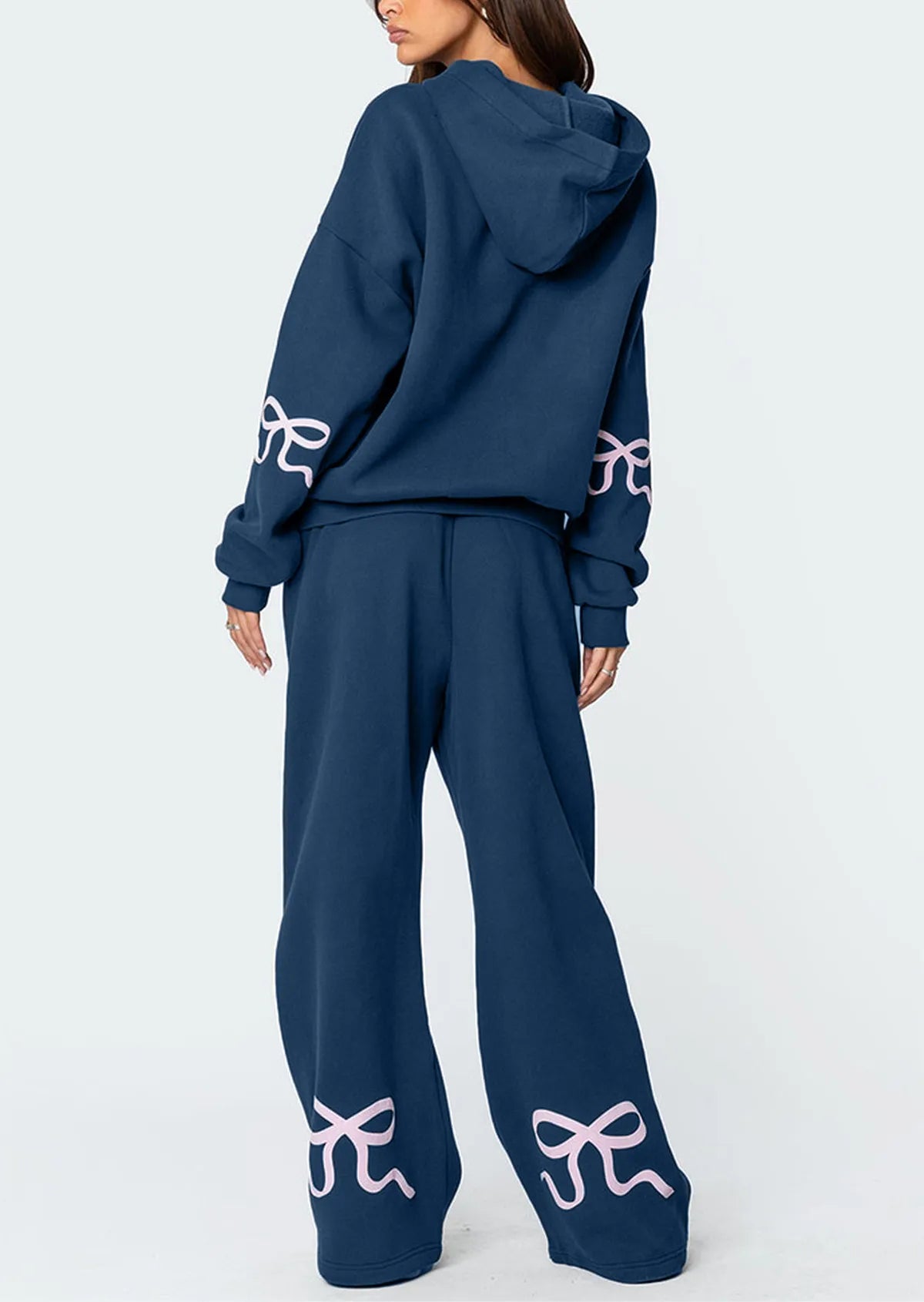 DAHLIA™ Set | Women's Casual Bow Hoodie Set