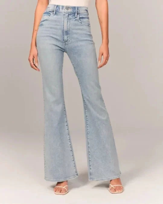 Beckie Jeans | High Rise Stretch Flare Jeans | 50% OFF