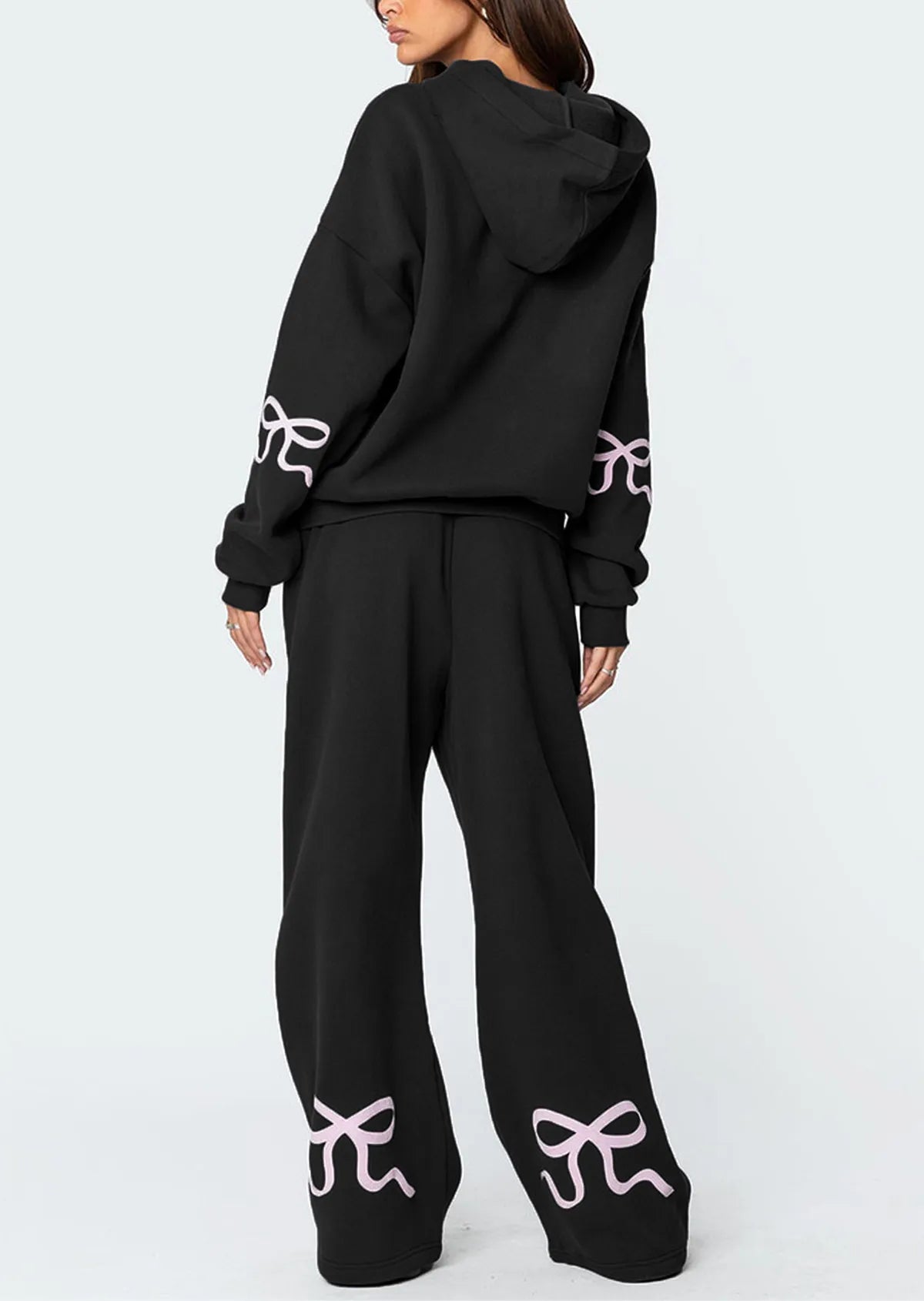 DAHLIA™ Set | Women's Casual Bow Hoodie Set