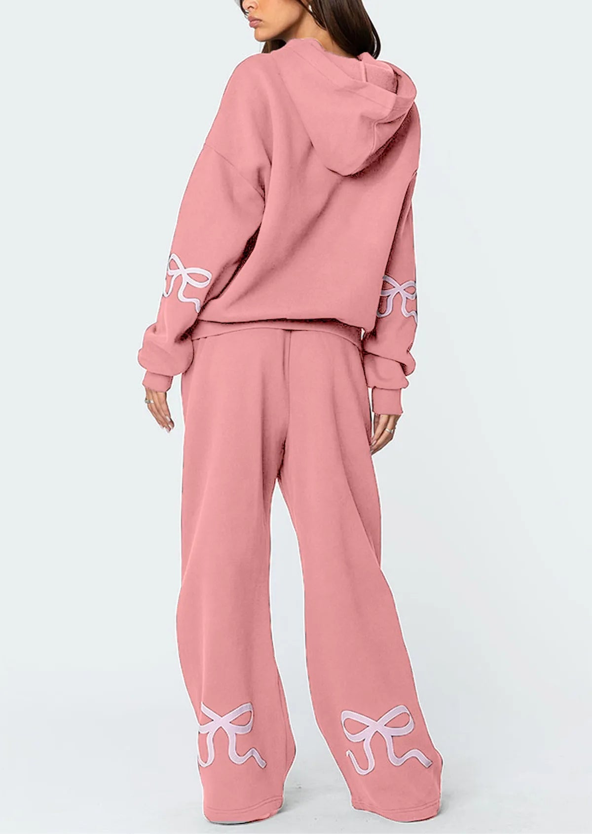 DAHLIA™ Set | Women's Casual Bow Hoodie Set