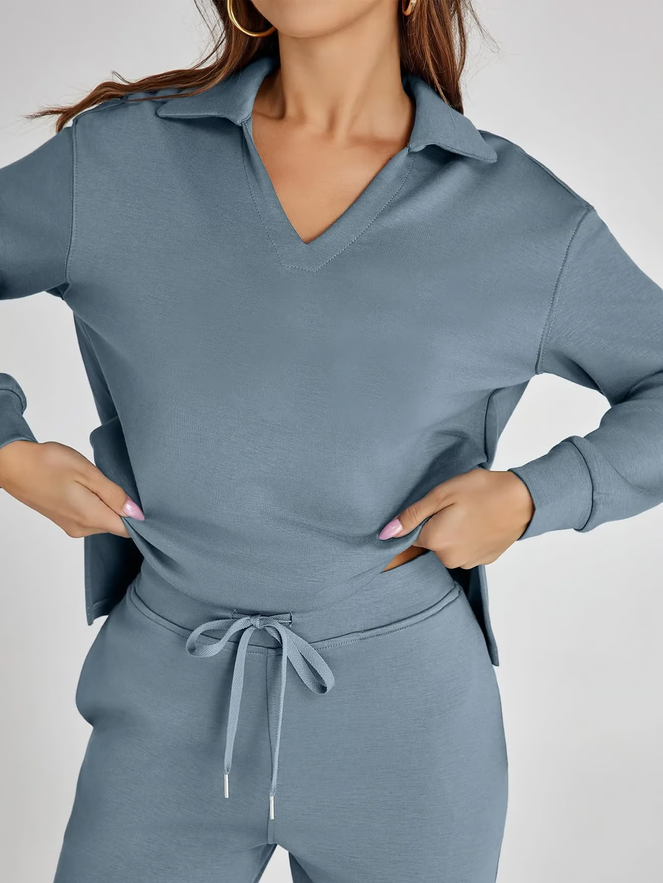 GISELLE™ Set | Two-Piece Casual Long Sleeve Sweatsuit Set | 50% OFF