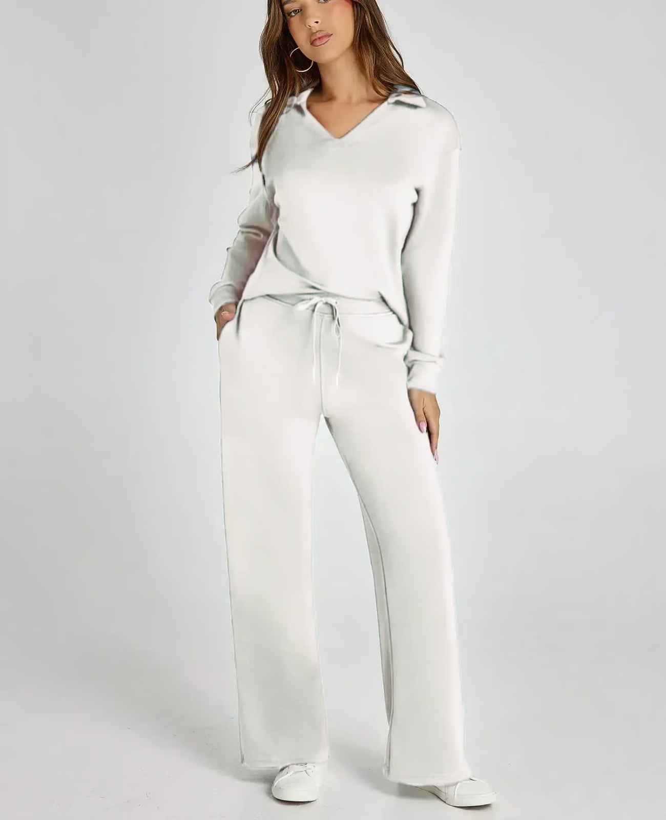 GISELLE™ Set | Two-Piece Casual Long Sleeve Sweatsuit Set | 50% OFF