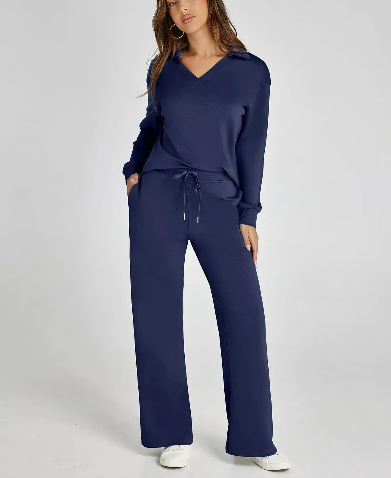 GISELLE™ Set | Two-Piece Casual Long Sleeve Sweatsuit Set | 50% OFF